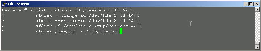 Abb 02 - Einfgen in die Secure Shell